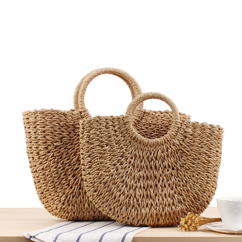Versatile Woven Handbag