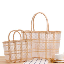 Load image into Gallery viewer, Handmade Woven Basket Handbag
